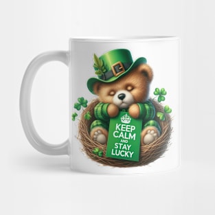 St Patricks Day Teddy Bear Mug